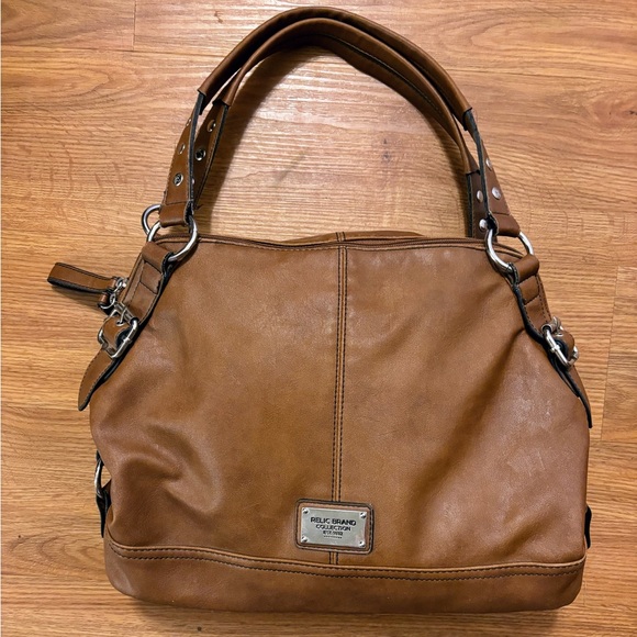 Relic Brand Collection Brown Leather Purse Handbag Shoulder bag Great condition - Picture 10 of 16